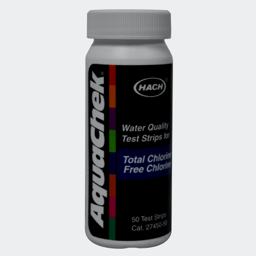 Free & Total Chlorine Test Strips, 1-10 mg/L (50 Strips/Count)