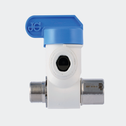 John Guest 3/8″ x 3/8″ x – 1/4″ Angle Stop Valve