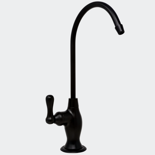 Designer Style Matte Black R.O Non Air Gap Faucet – Certified by NSF.